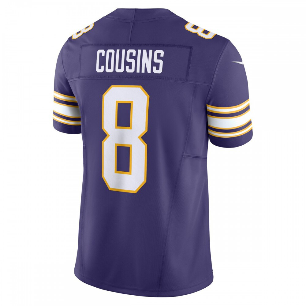 Kirk Cousins Minnesota Vikings Nike Vapor F.U.S.E. Limited Jersey - Purple-GridironStore